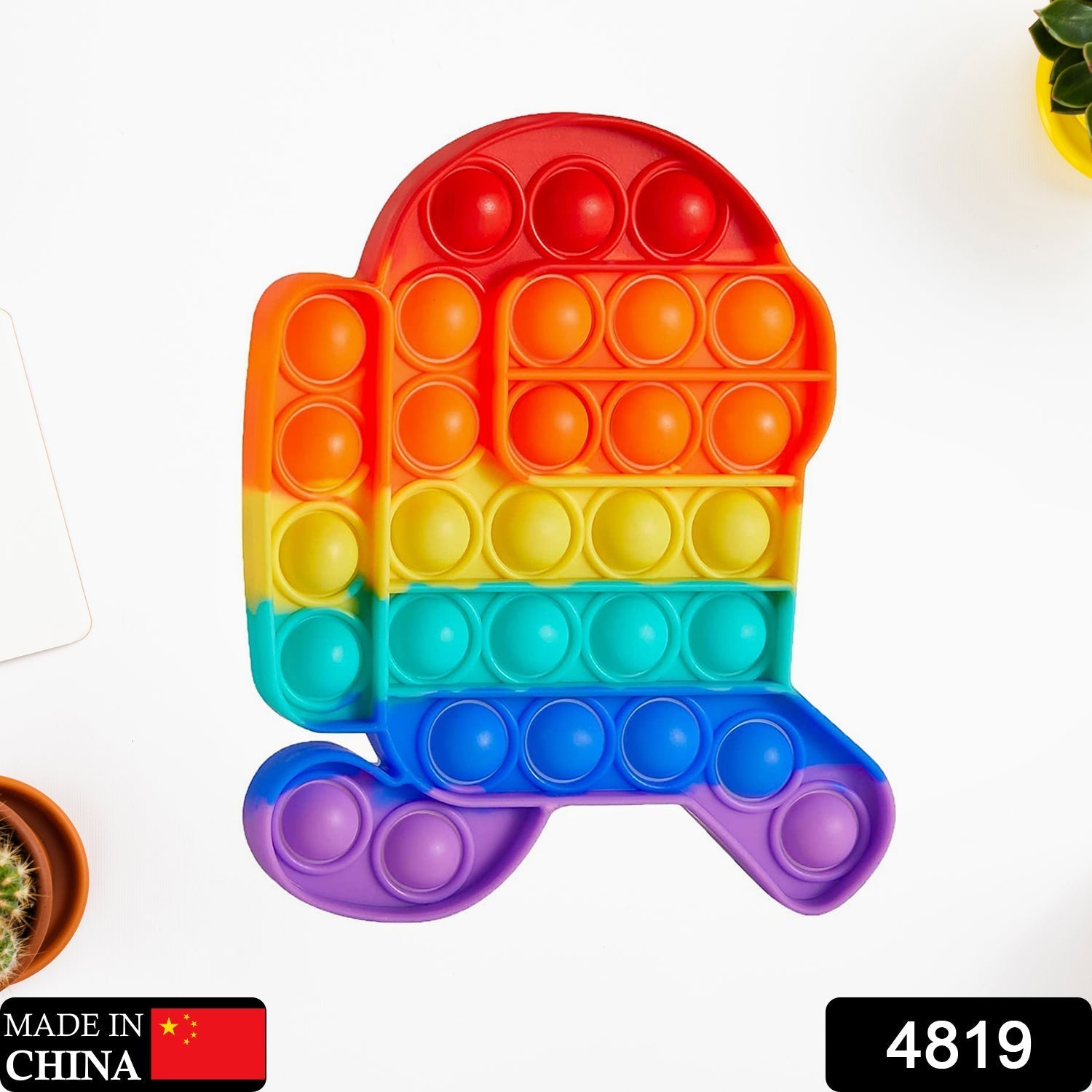 Various colors of Among Us fidget toy. Various colors of Among Us fidget toy.